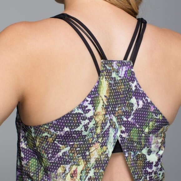 Lululemon City Summer Dress Floral Sport White Multi Size 4 Activewear Tennis - Picture 5 of 13